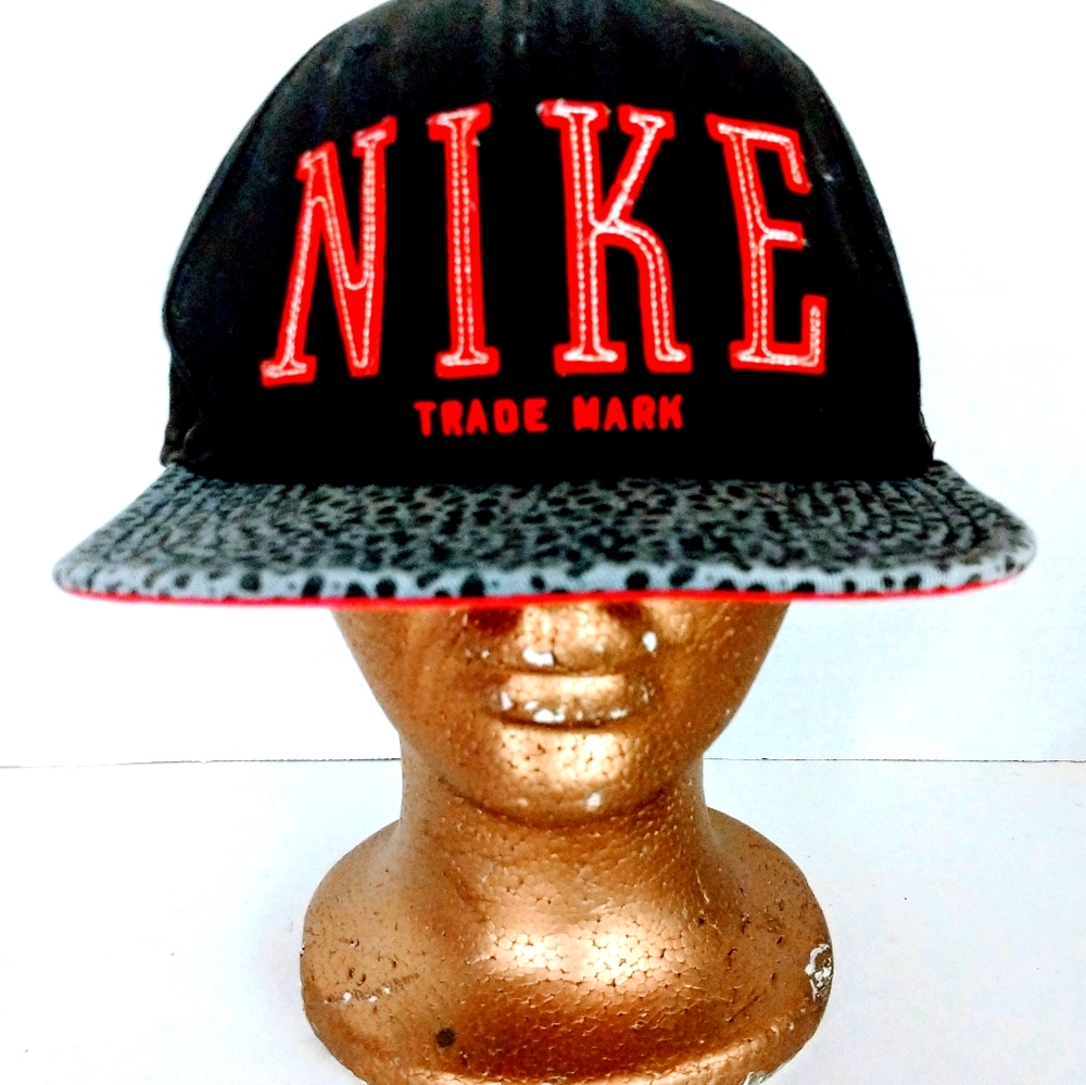 Nike Vtg Spell Out 90s Hat Spell Out Snapback